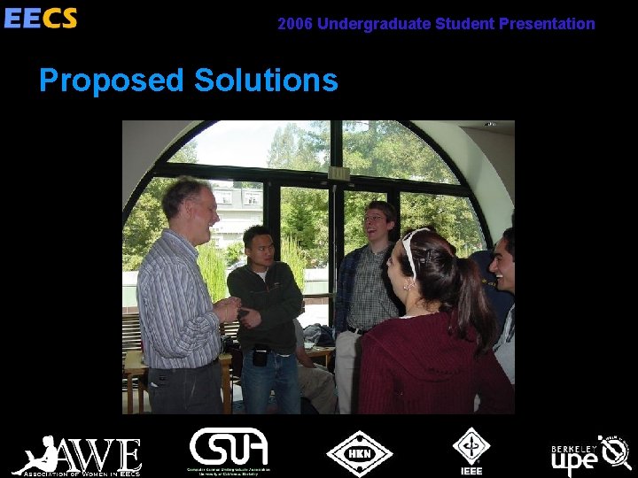 2006 Undergraduate Student Presentation Proposed Solutions 