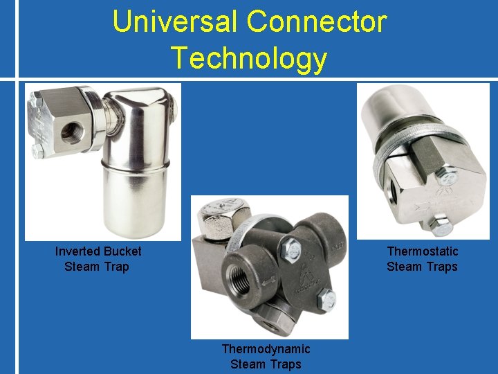 Universal Connector Technology Inverted Bucket Steam Trap Thermostatic Steam Traps Thermodynamic Steam Traps 