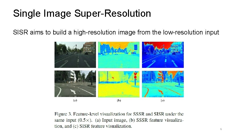 Single Image Super-Resolution SISR aims to build a high-resolution image from the low-resolution input