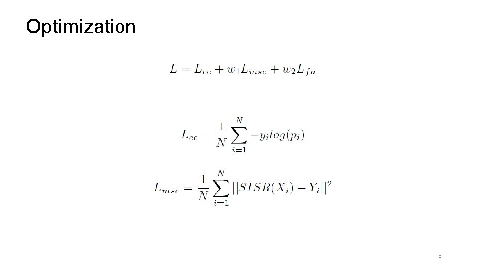 Optimization 9 