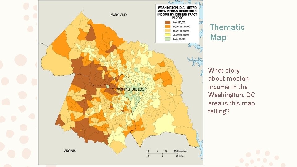 Thematic Map What story about median income in the Washington, DC area is this