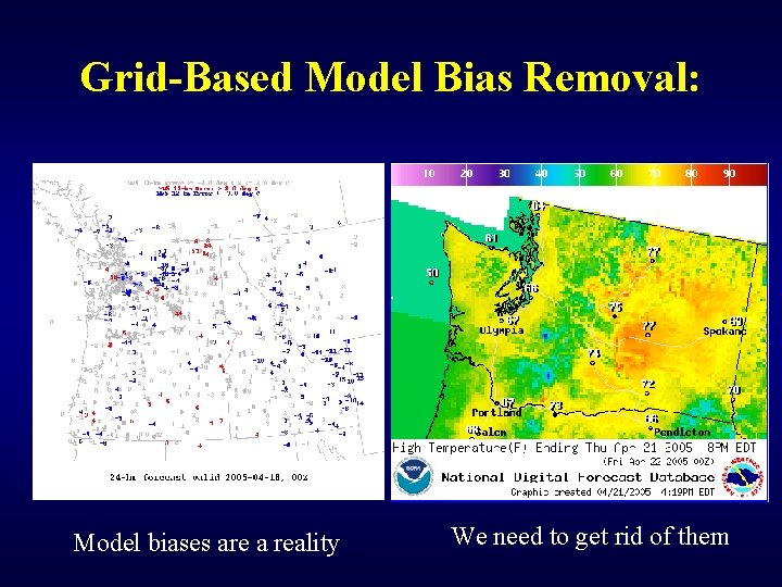 Grid-Based Model Bias Removal: Model biases are a reality We need to get rid