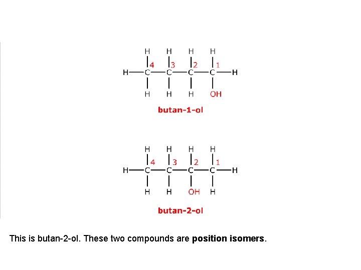 This is butan-2 -ol. These two compounds are position isomers. 