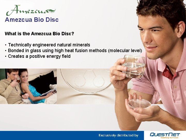 Amezcua Bio Disc What is the Amezcua Bio Disc? • Technically engineered natural minerals