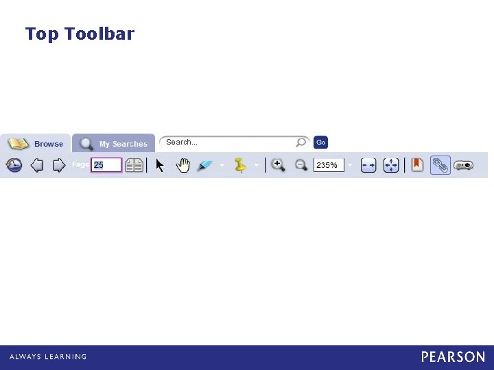 Top Toolbar 