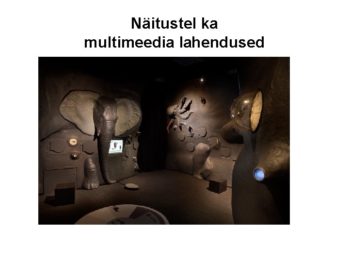 Näitustel ka multimeedia lahendused 