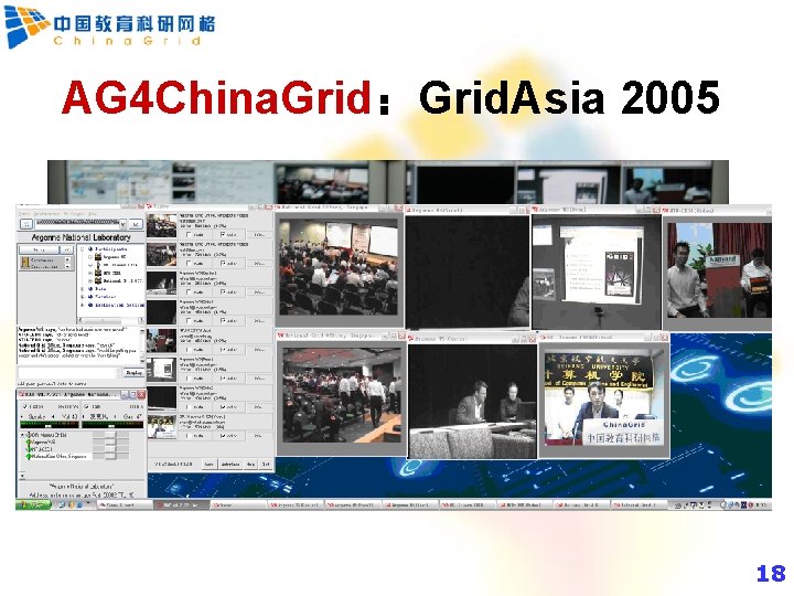 AG 4 China. Grid：Grid. Asia 2005 18 18 