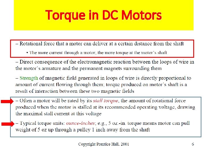 Torque in DC Motors 