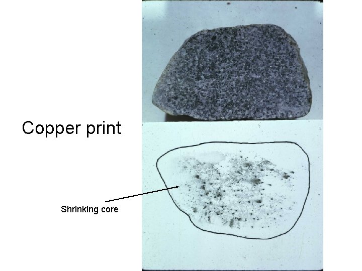 Copper print Shrinking core 