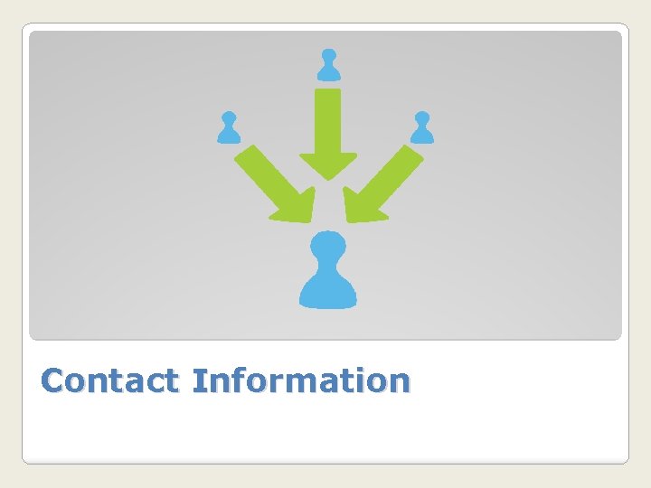 Contact Information 