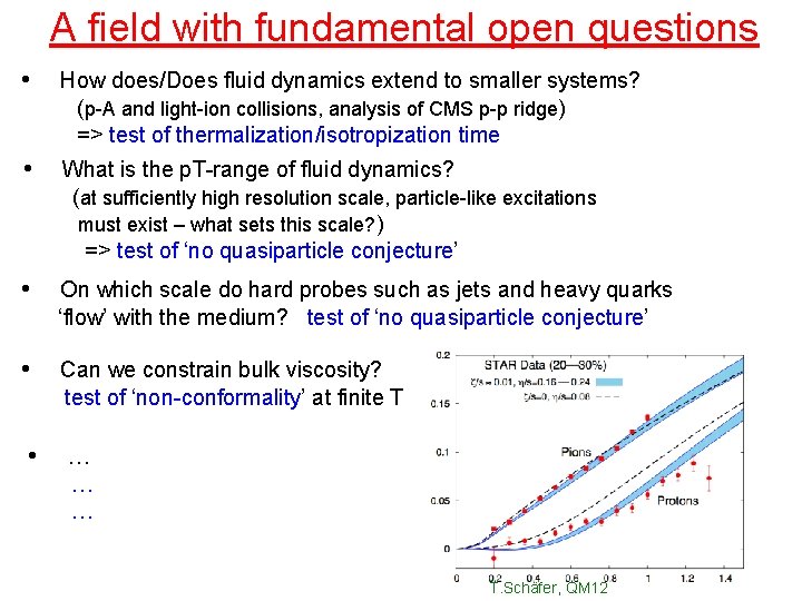 A field with fundamental open questions • How does/Does fluid dynamics extend to smaller