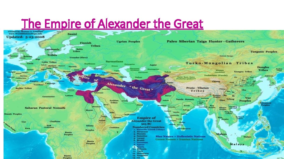 The Empire of Alexander the Great 