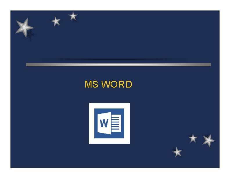 MS WORD 