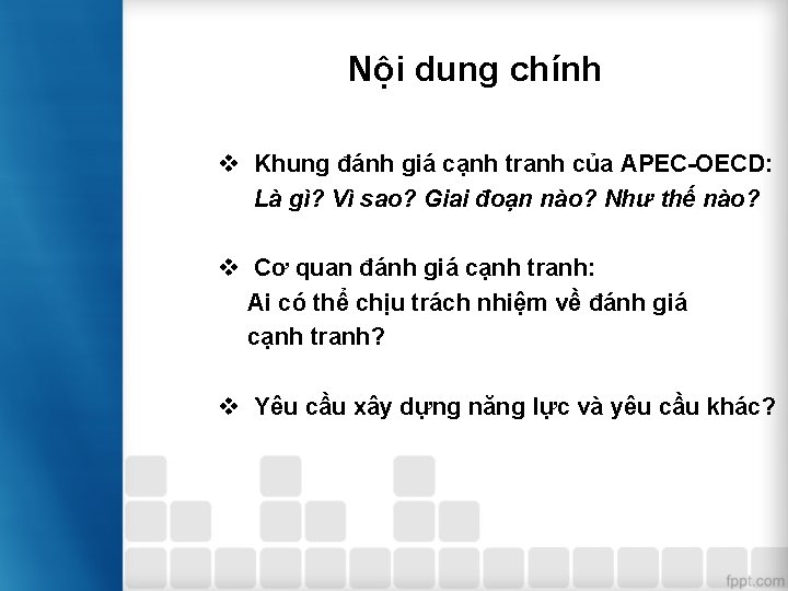 Nội dung chính v Khung đánh giá cạnh tranh của APEC-OECD: Là gì? Vì