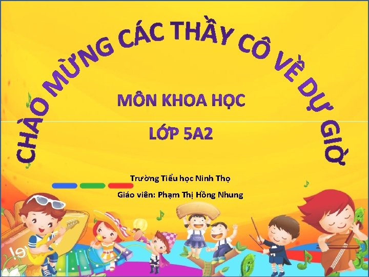 Trường Tiểu học Ninh Thọ Giáo viên: Phạm Thị Hồng Nhung 