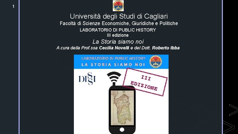 1 Università degli Studi di Cagliari Facoltà di Scienze Economiche, Giuridiche e Politiche LABORATORIO