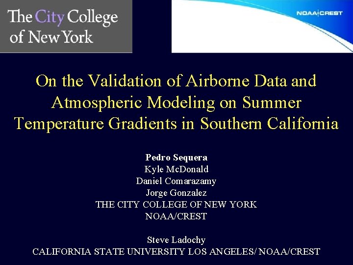 On the Validation of Airborne Data and Atmospheric Modeling on Summer Temperature Gradients in