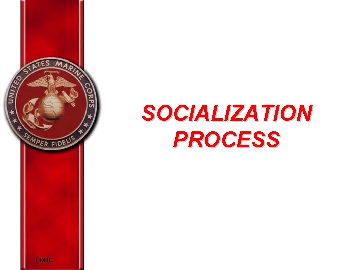 SOCIALIZATION PROCESS EORC 