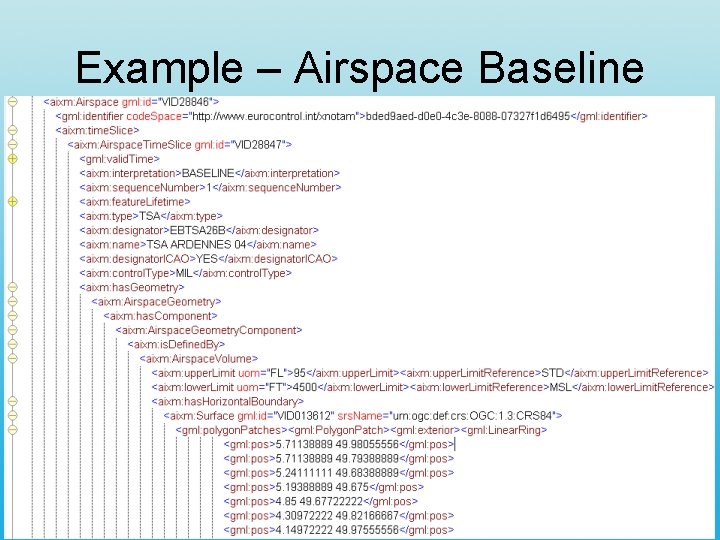 Example – Airspace Baseline 