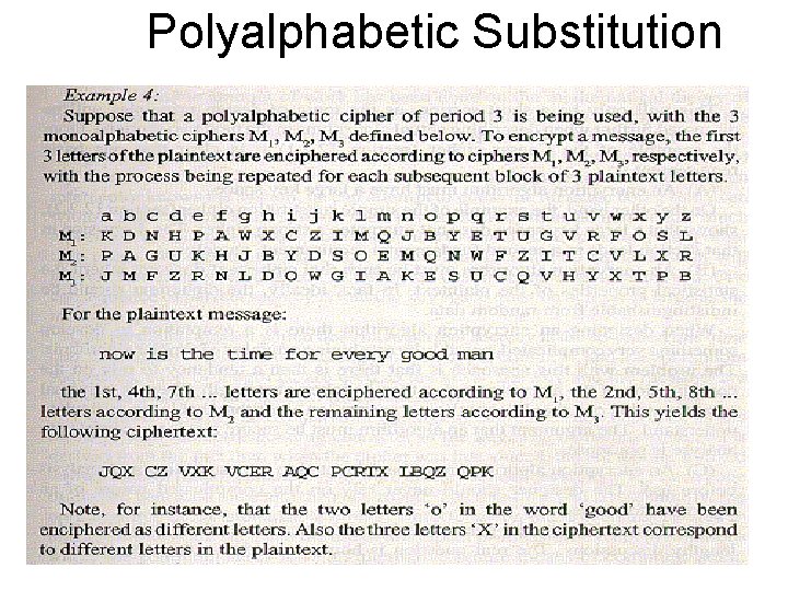 Polyalphabetic Substitution 