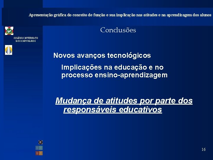 Apresentação gráfica do conceito de função e sua implicação nas atitudes e na aprendizagem