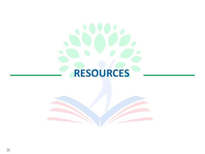 RESOURCES 26 