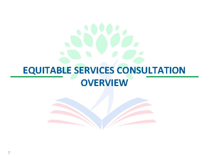EQUITABLE SERVICES CONSULTATION OVERVIEW 7 