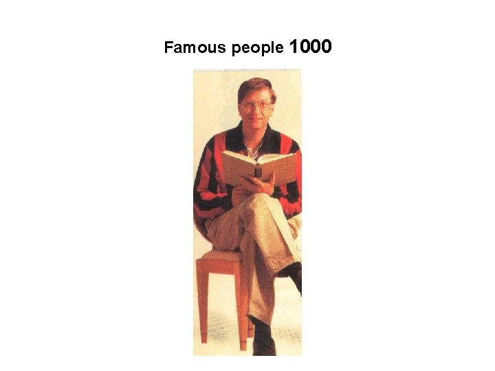 Famous people 1000 