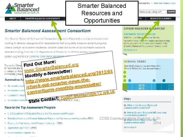 Smarter 48 Balanced Resources and Opportunities More: t u O d n i F