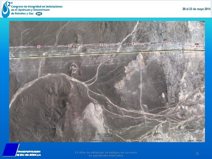 15 Años de utilización de testigos de corrosión en gasoductos enterrados 21 