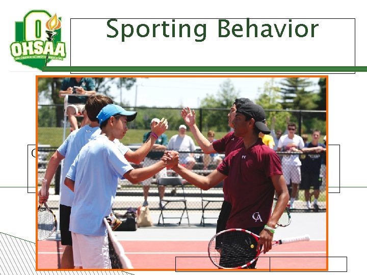 Sporting Behavior Click to edit Master subtitle style 