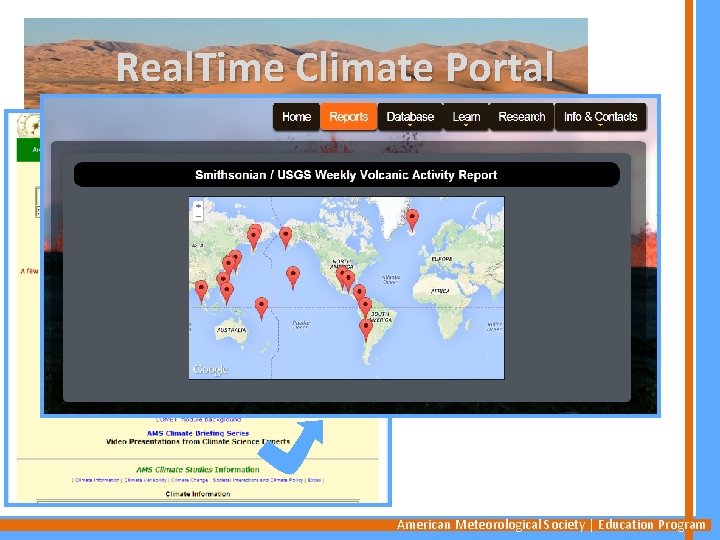 Real. Time Climate Portal American Meteorological Society | Education Program 