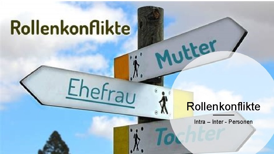 Rollenkonflikte Intra – Inter - Personen 