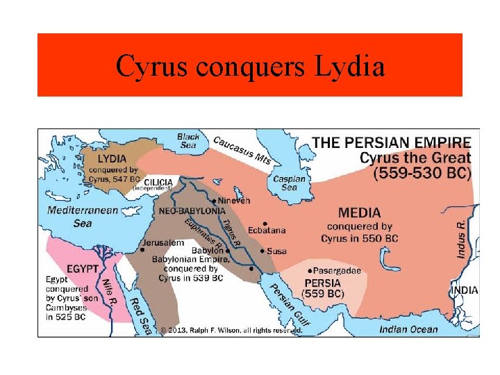 Cyrus conquers Lydia 