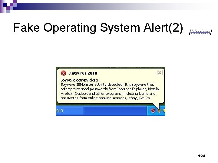 Fake Operating System Alert(2) [Norton] 124 