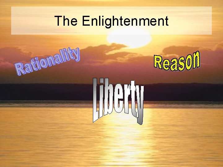 The Enlightenment 