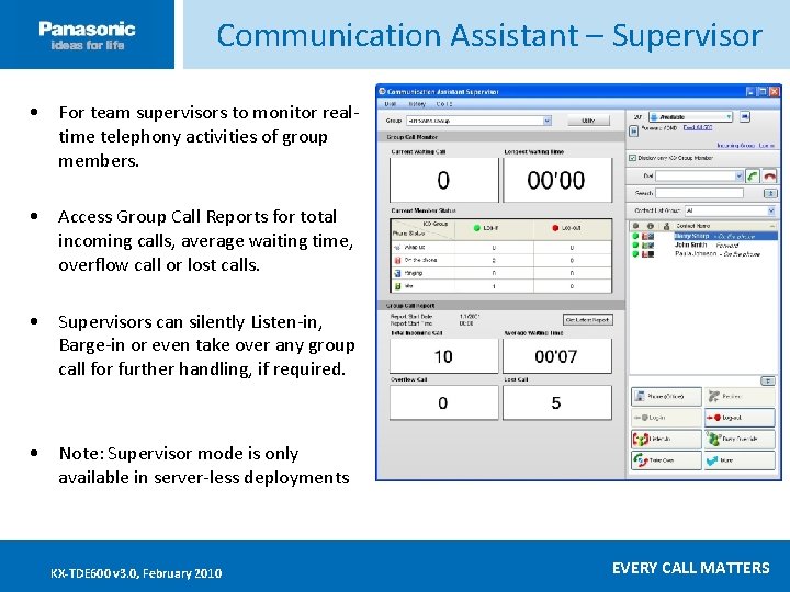 Communication Assistant – Supervisor Click ____to __edit ____ Master _____text ____ styles ______ Second