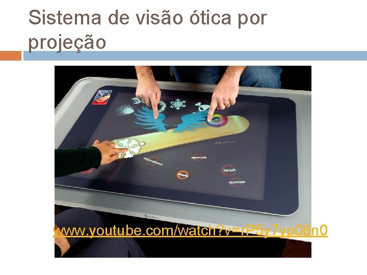 Sistema de visão ótica por projeção www. youtube. com/watch? v=r. P 5 y 7 Sistema de visão ótica por projeção www. youtube. com/watch? v=r. P 5 y 7