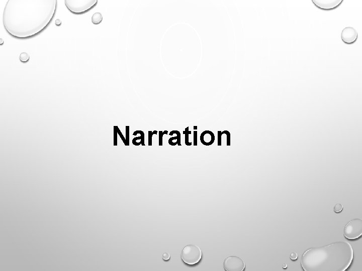 Narration 