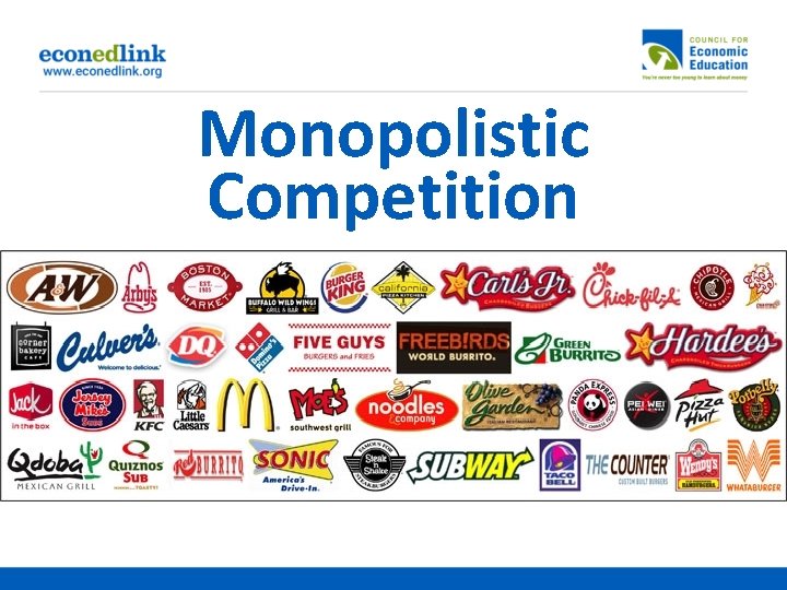 Monopolistic Competition 