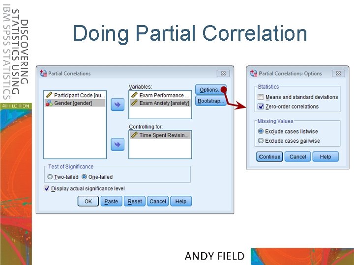 Doing Partial Correlation 