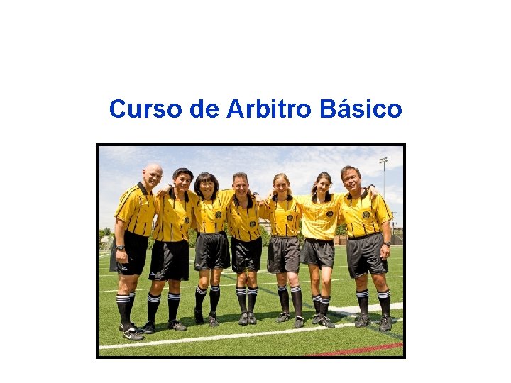 Curso de Arbitro Básico 