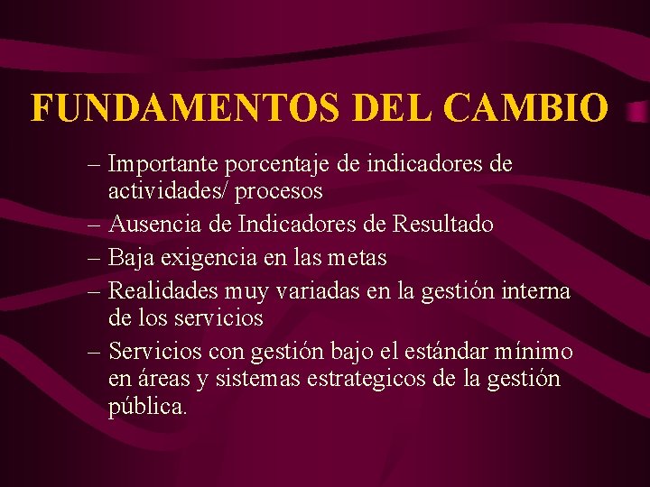 CONTROL DE GESTIN EVALUACIN DE PROGRAMAS INDICADORES PROCESO