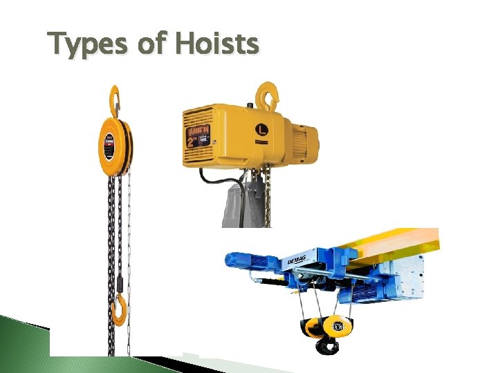 Types of Hoists 