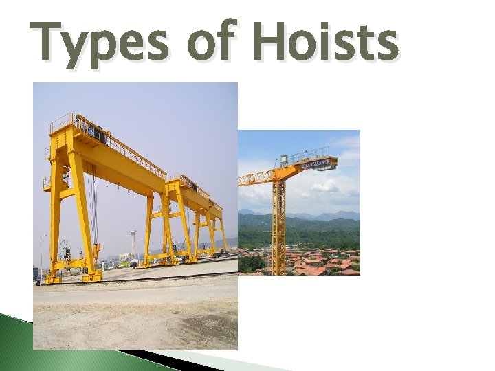 Types of Hoists 