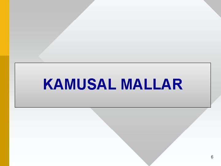 KAMUSAL MALLAR 6 