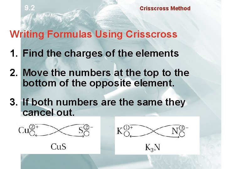 Crissa Method 9 2 Crisscross Method Writing Formulas Using Crisscross