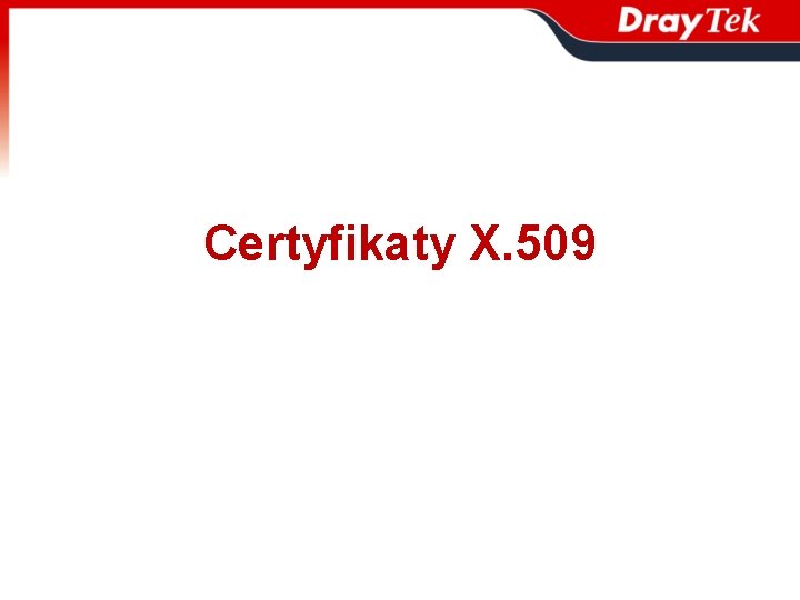 Certyfikaty X. 509 