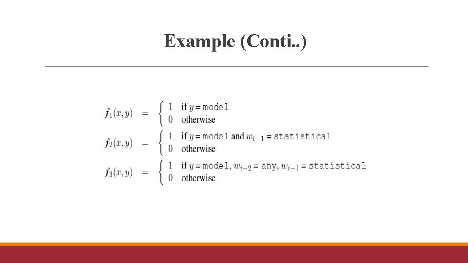 Example (Conti. . ) 