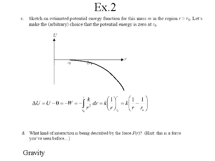 Ex. 2 Gravity 